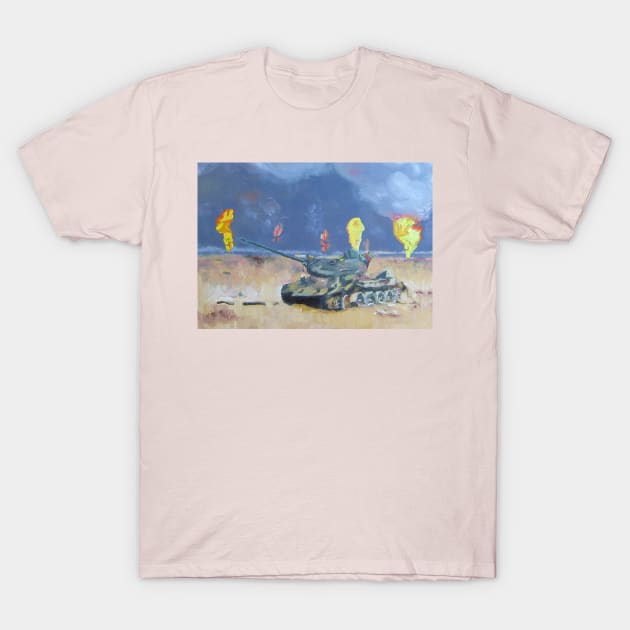 Persian gulf T-Shirt by Miguel Castro Dinamarca paint